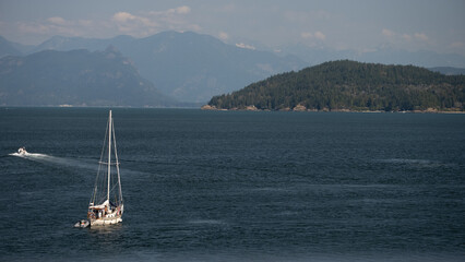 sailboat on the lake