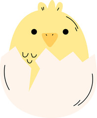 chick spring vibes mood seasonal clipart