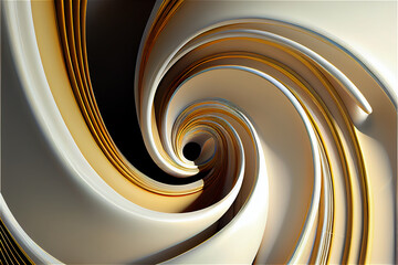 white and gold swirling background