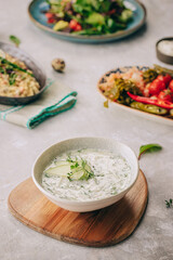light diet soup with vegetables