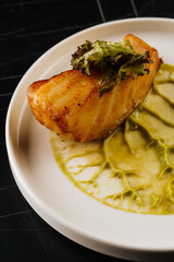 grilled piece of fish