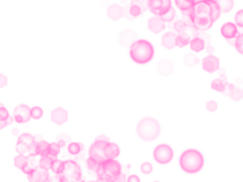 pink bokeh frame without background
