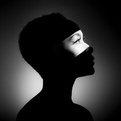 Contrast rich portrait