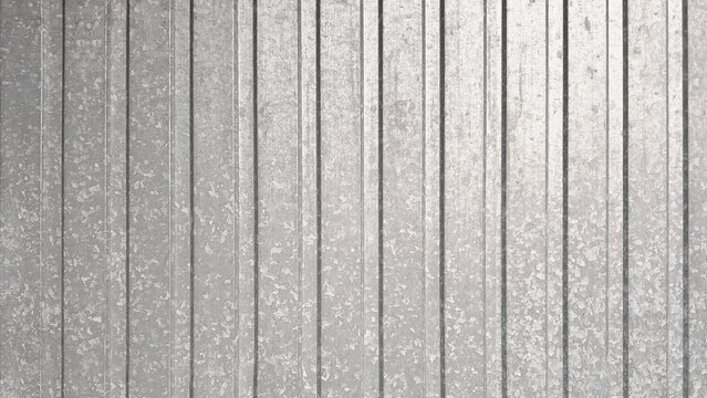 Corrugated sheet vertical metal texture background.