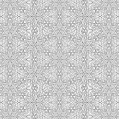 Fototapeta premium Circular Mandala pattern for tattoo, decoration premium product poster or painting. Decorative ornament in ethnic oriental style. Outline doodle hand draw illustration.