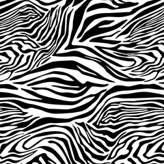 Fototapeta na wymiar Seamless zebra texture, tiger pattern, animal print.