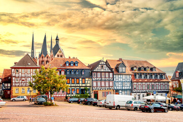 Marktplatz, Gelnhausen, Hessen, Deutschland 
