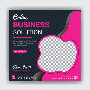 Business and Marketing Social Media Post Design