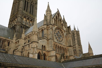 Fototapeta na wymiar The Lincoln Cathedral, England United Kingdom