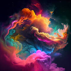Colourful Clouds background