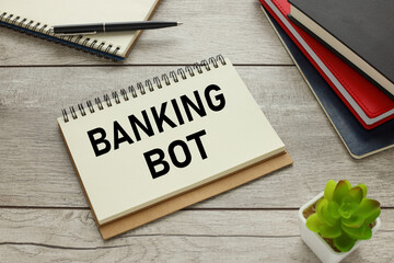 Banking Bot. Concept meaning application that runs automated banking tasks over the Internet