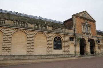 Historic old town of Lincoln, England United Kingdom
