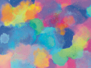 Watercolor abstract background of colourful graphic art design . Idea for decor, print, paper, background, banner