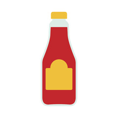 Tomato sauce bottle. Ketchup or hot chilli sauce. BBQ sauce.