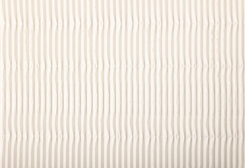 White corrugated paper background. Paper texture.