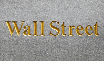 Wall Street sign - 552886339