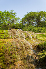 Fototapeta na wymiar waterfall in the forest city of Bonito, Mato Grosso do Sul Brazil Pantanal