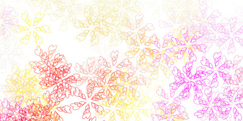 Light multicolor vector abstract texture with leaves.