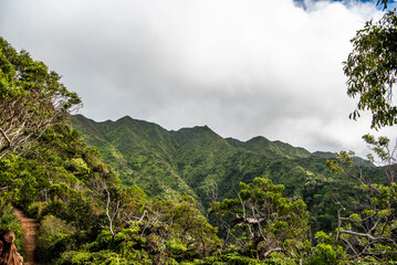 Fototapeta na wymiar Hawaii Mountains 