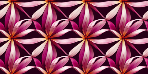 Fototapeta premium seamless pattern with flowers 