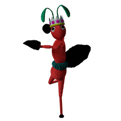 ant animal game 8 bit  3d