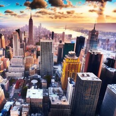 Mysterious Cityscape That Inspires Wanderlust k realistic highly detailed