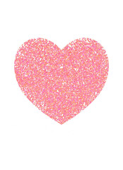 pink heart png shine 