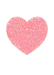 pink heart png shine 
