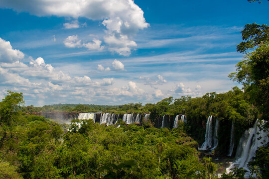 cataratas del Iguazu national park view in dry season