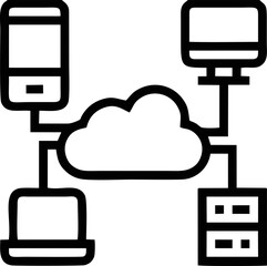 Computer icon symbol in a white background, black laptop icon symbol on the white background