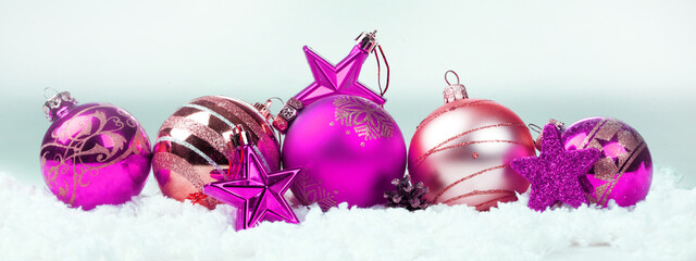 Christmas holidays scenic background with christmas decoration.