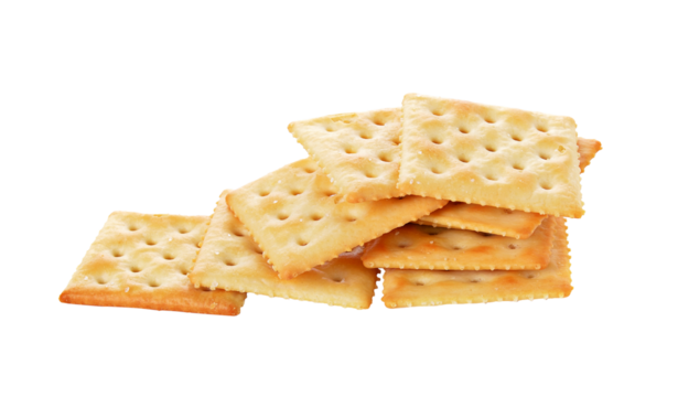 Cracker isolated on transparent png