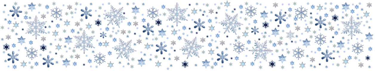 snowflakes isolate white background, abstract winter background snowflake ornament, crystal christmas decoration design