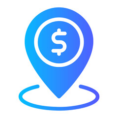 region gradient icon