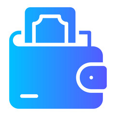wallet gradient icon