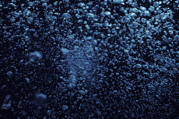 bubbles under water diving background