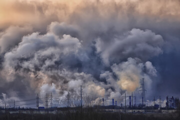 chemical industry plant air pollution