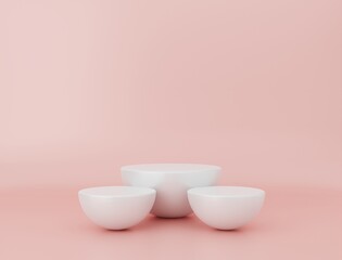 3d podium product stand background illustration