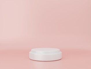 3d podium product stand background illustration