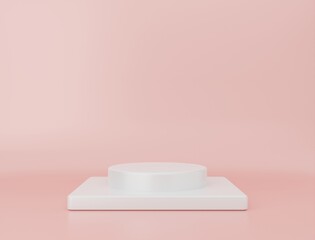 3d podium product stand background illustration