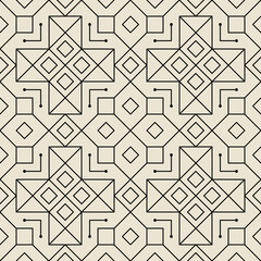 Abstract geometrical seamless pattern. Vector illustration. EPS 10