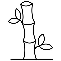 bamboo icon illustration