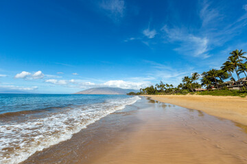 Fototapeta na wymiar Wonderful beaches on the island of Maui, Hawaii