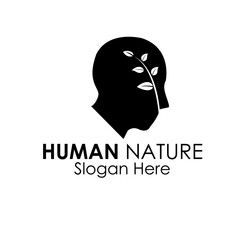 human nature logo design concept