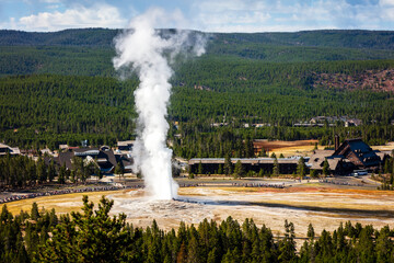 Fototapeta premium The old faithful geyser 