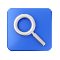 scan searching 3d render icon illustration