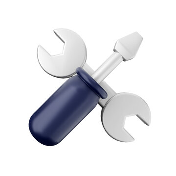 Repair Tools 3d Render Icon Illustration