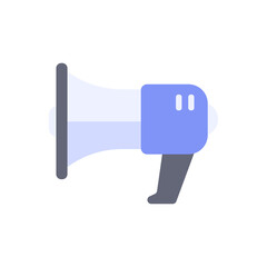 megaphone broadcasting speaker icon Make a loud noise to notify product promotions.