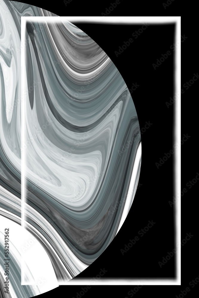 Wall mural abstract frame with glow.in the style of space and planets.template,wallpaper,background with planet
