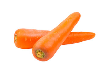 Fresh carrot on transparent png - obrazy, fototapety, plakaty